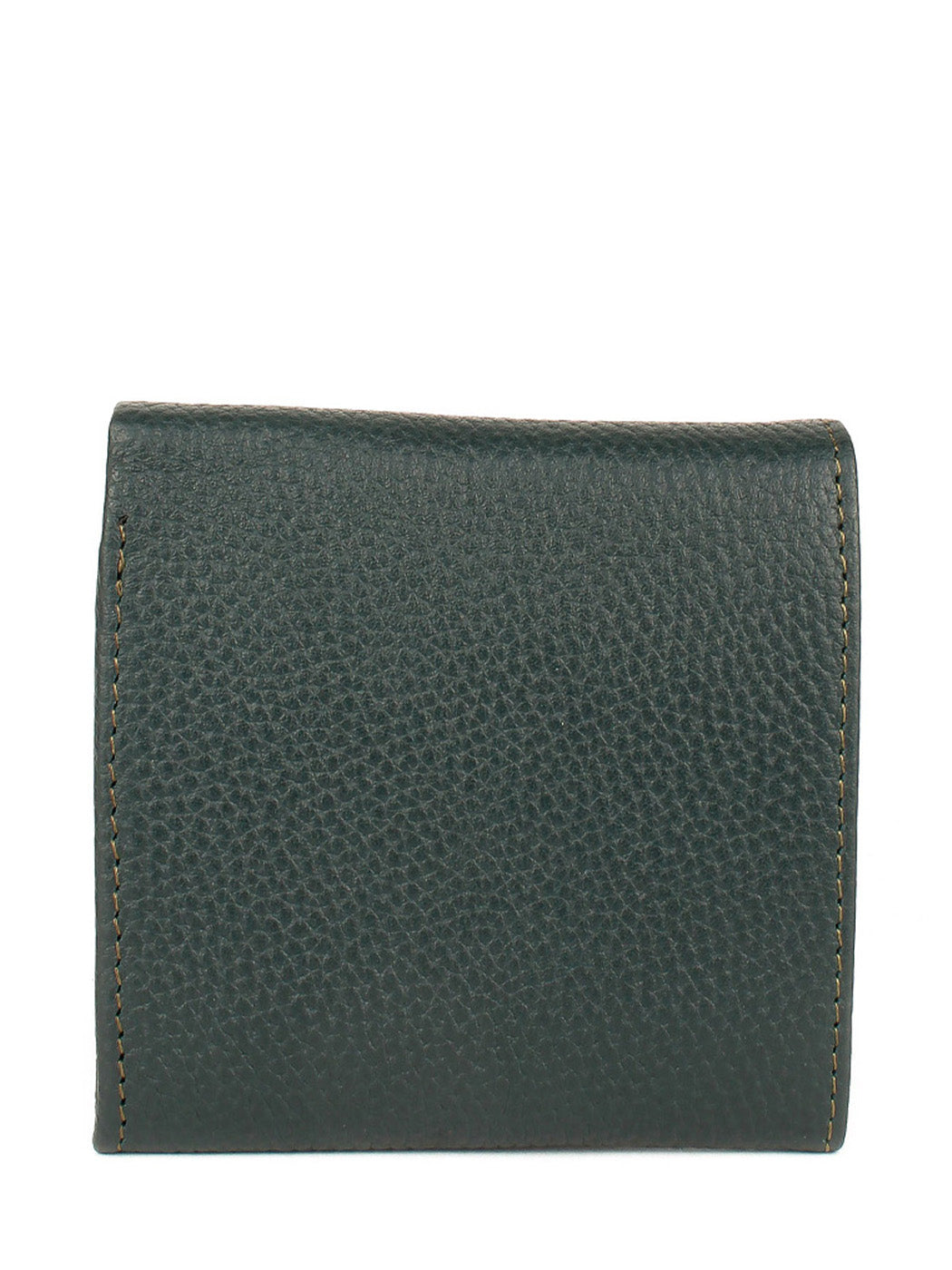 Cartera de piel italiana Verde 1203-030