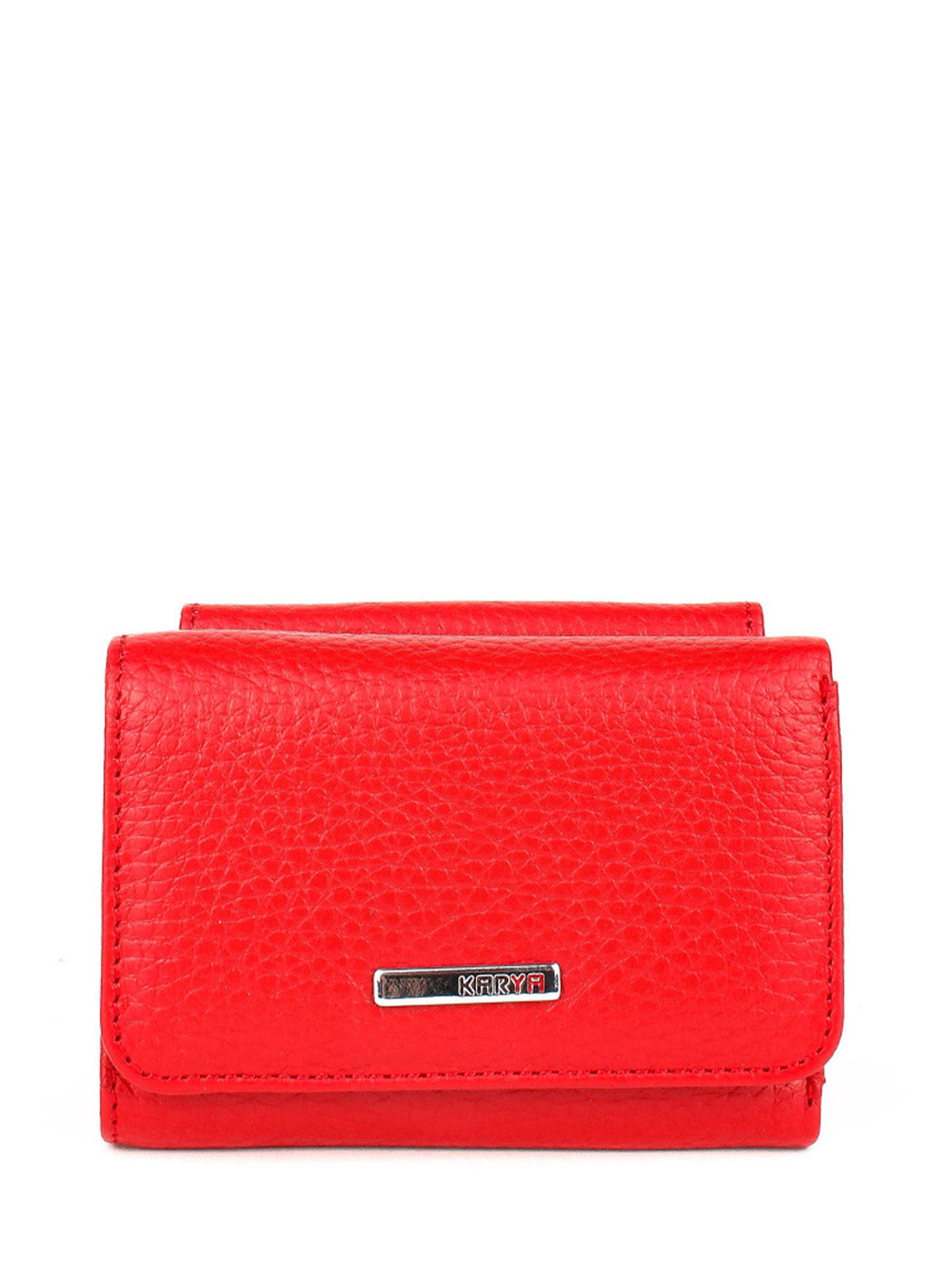 Cartera de piel italiana Rojo 0038-46