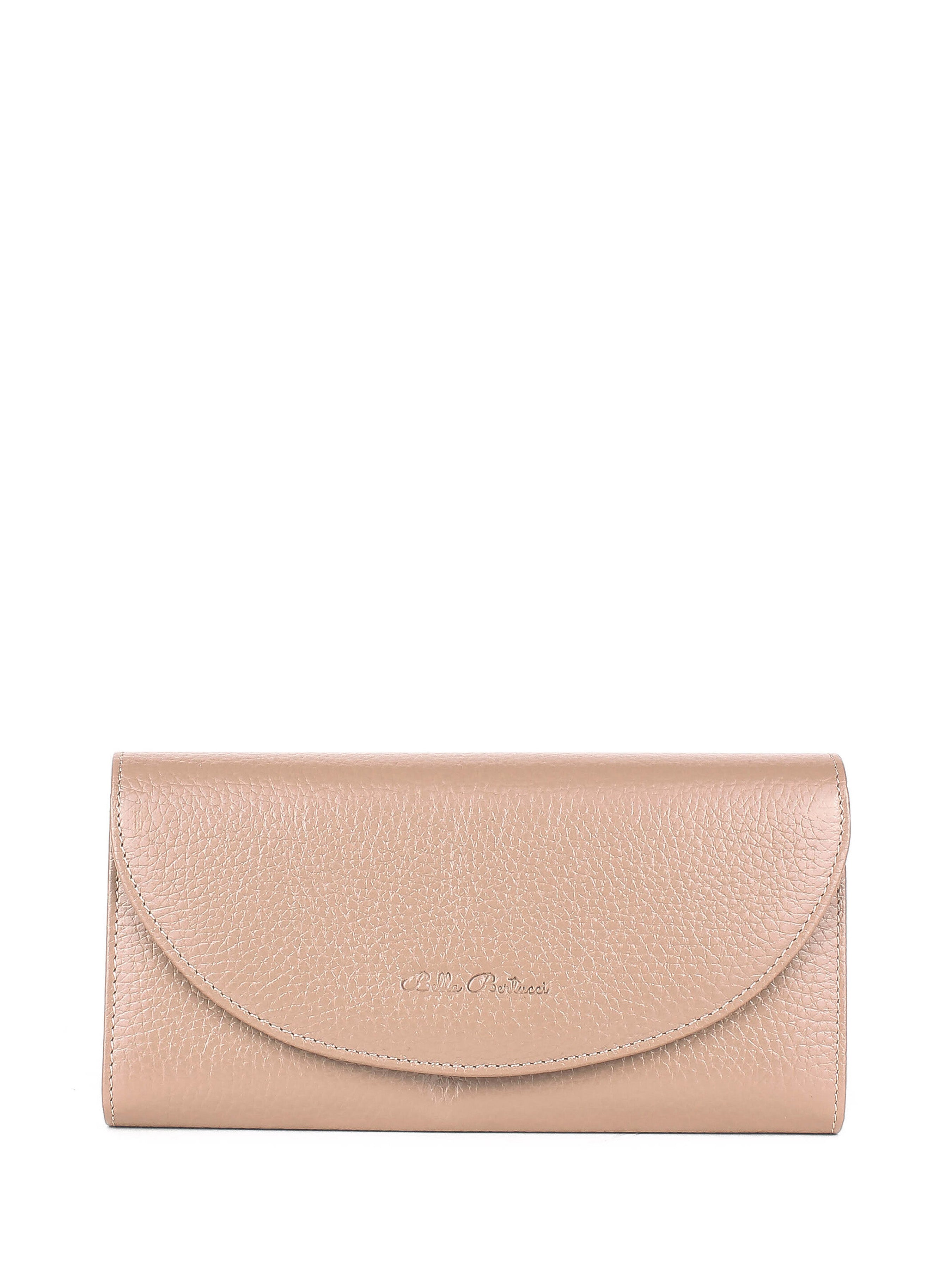 Cartera de piel italiana Gris 733-283