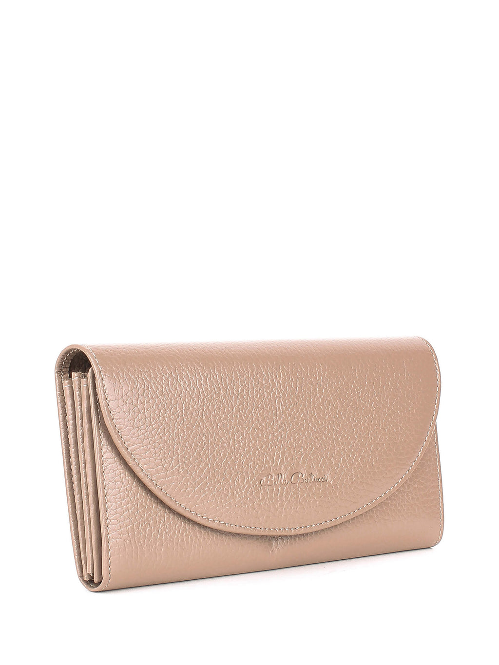 Cartera de piel italiana Gris 733-283