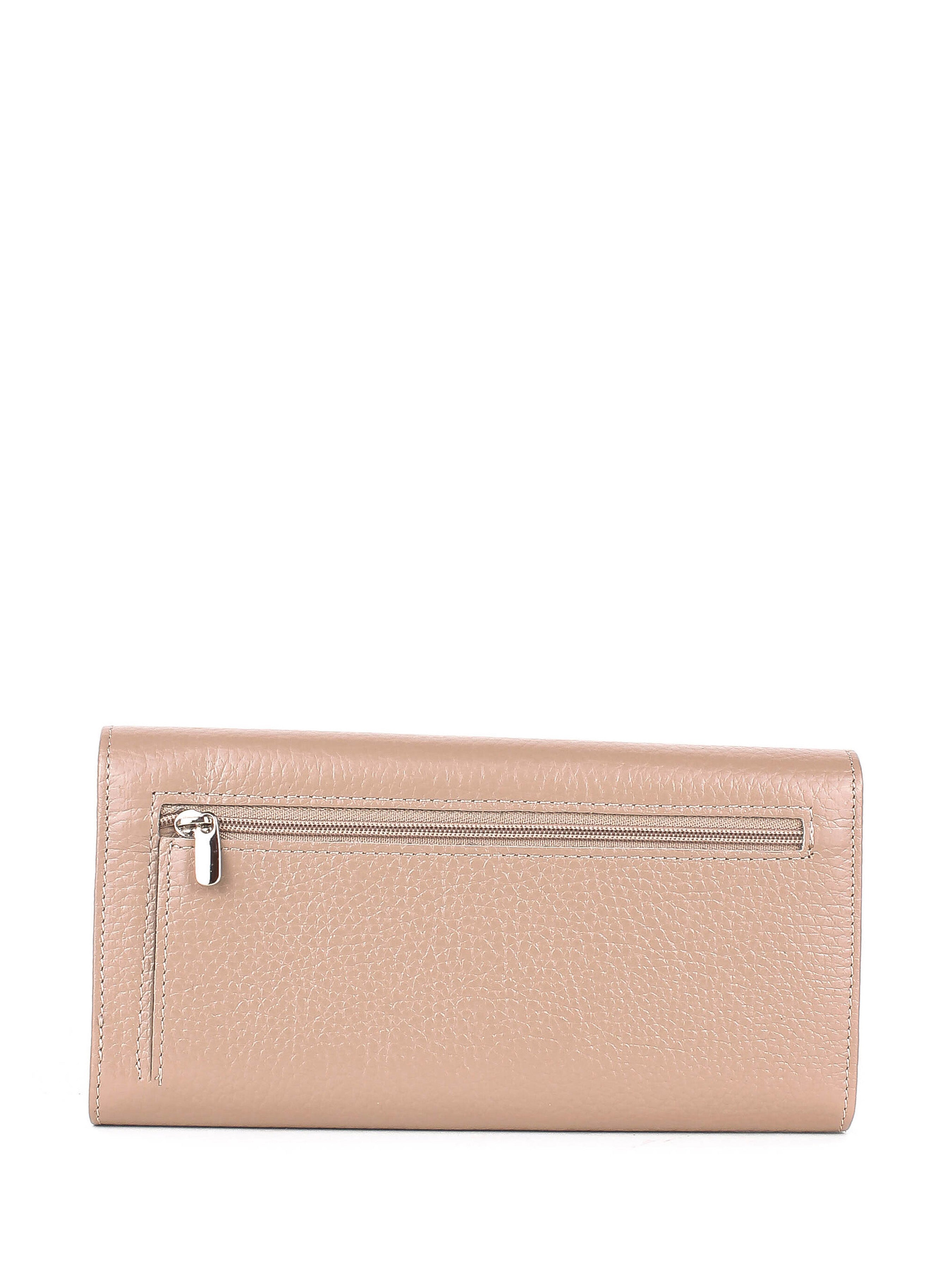 Cartera de piel italiana Gris 733-283