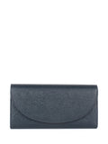 Cartera de piel italiana Azul 733-515