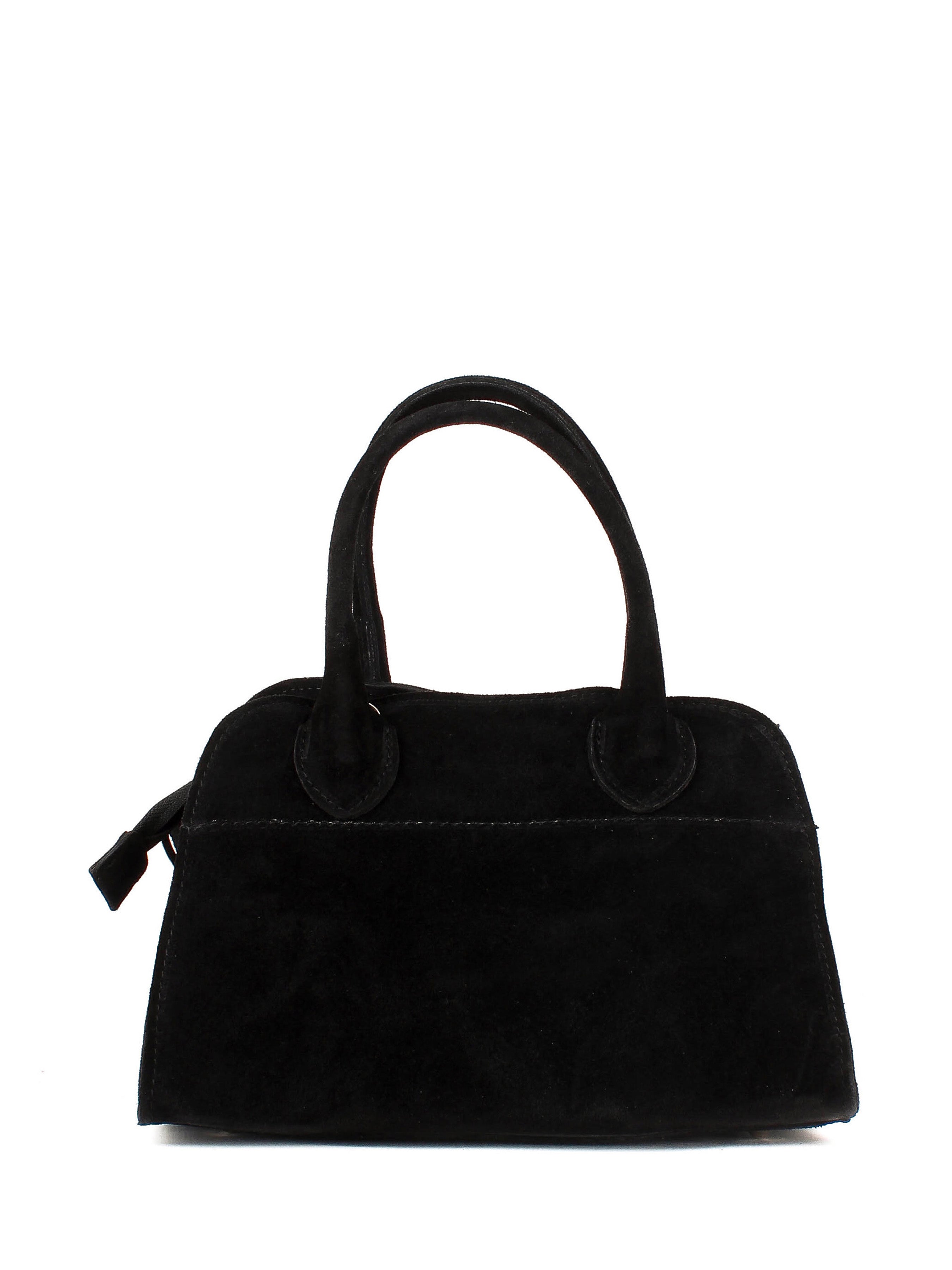 Bolso de mano de piel italiana Negro 5563-05-38
