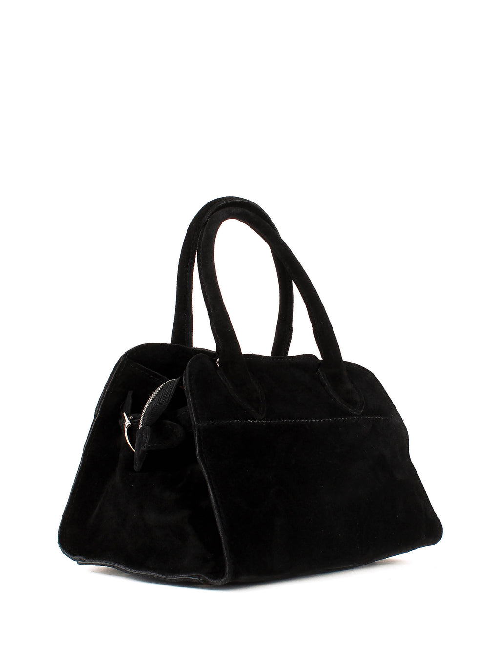 Bolso de mano de piel italiana Negro 5563-05-38