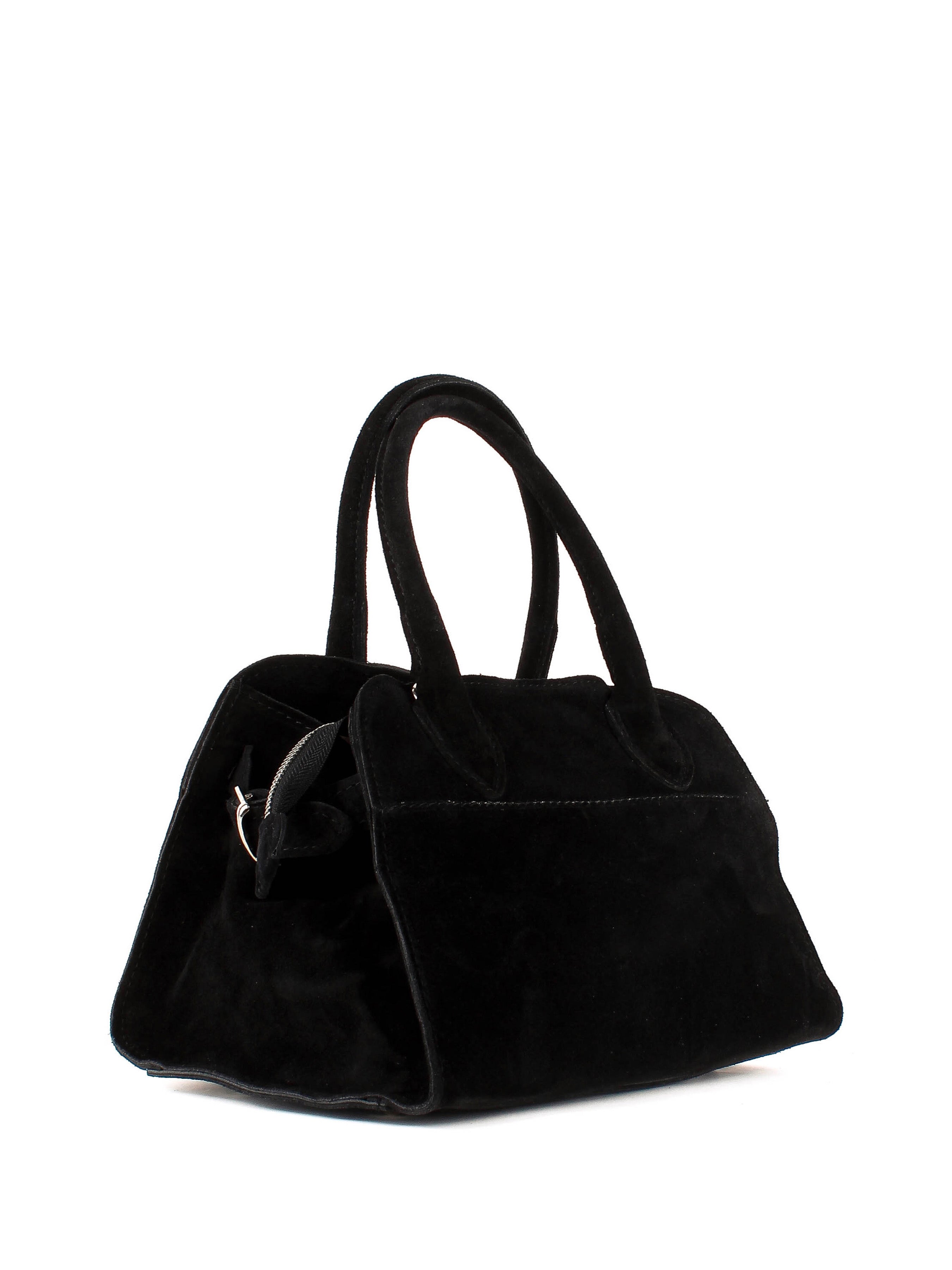 Bolso de mano de piel italiana Negro 5563-05-38
