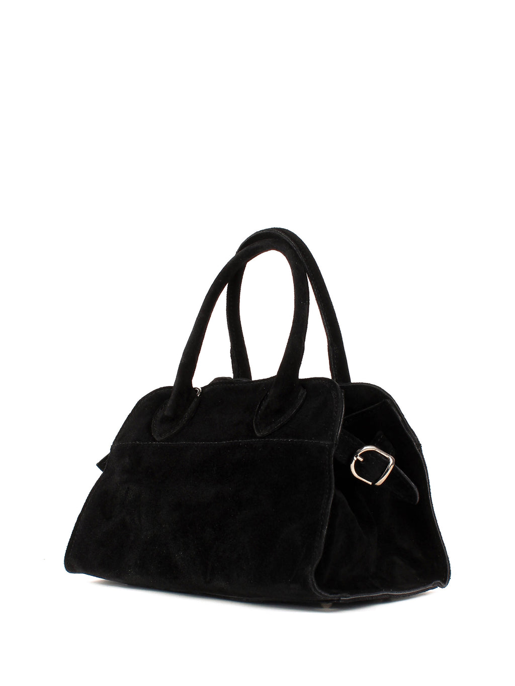 Bolso de mano de piel italiana Negro 5563-05-38