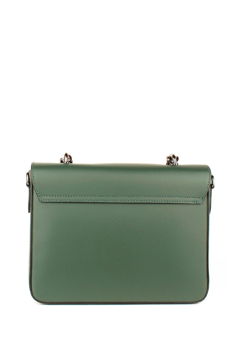 Bandolera de piel italiana Verde 5172-64-31