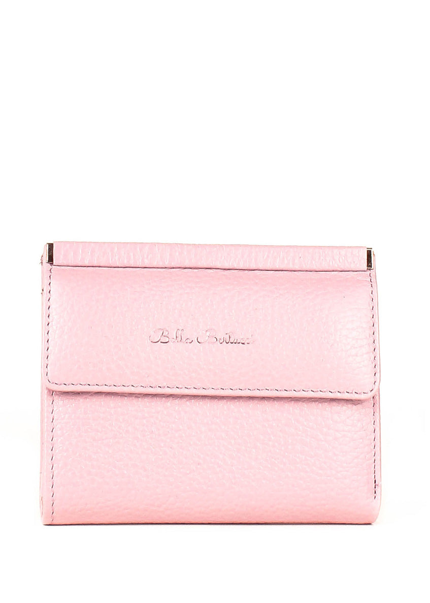 Bandolera de piel italiana Morado 105-934