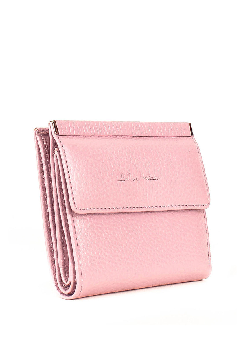 Bandolera de piel italiana Morado 105-934