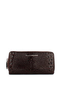 Cartera de piel italiana Marrón 1134-542