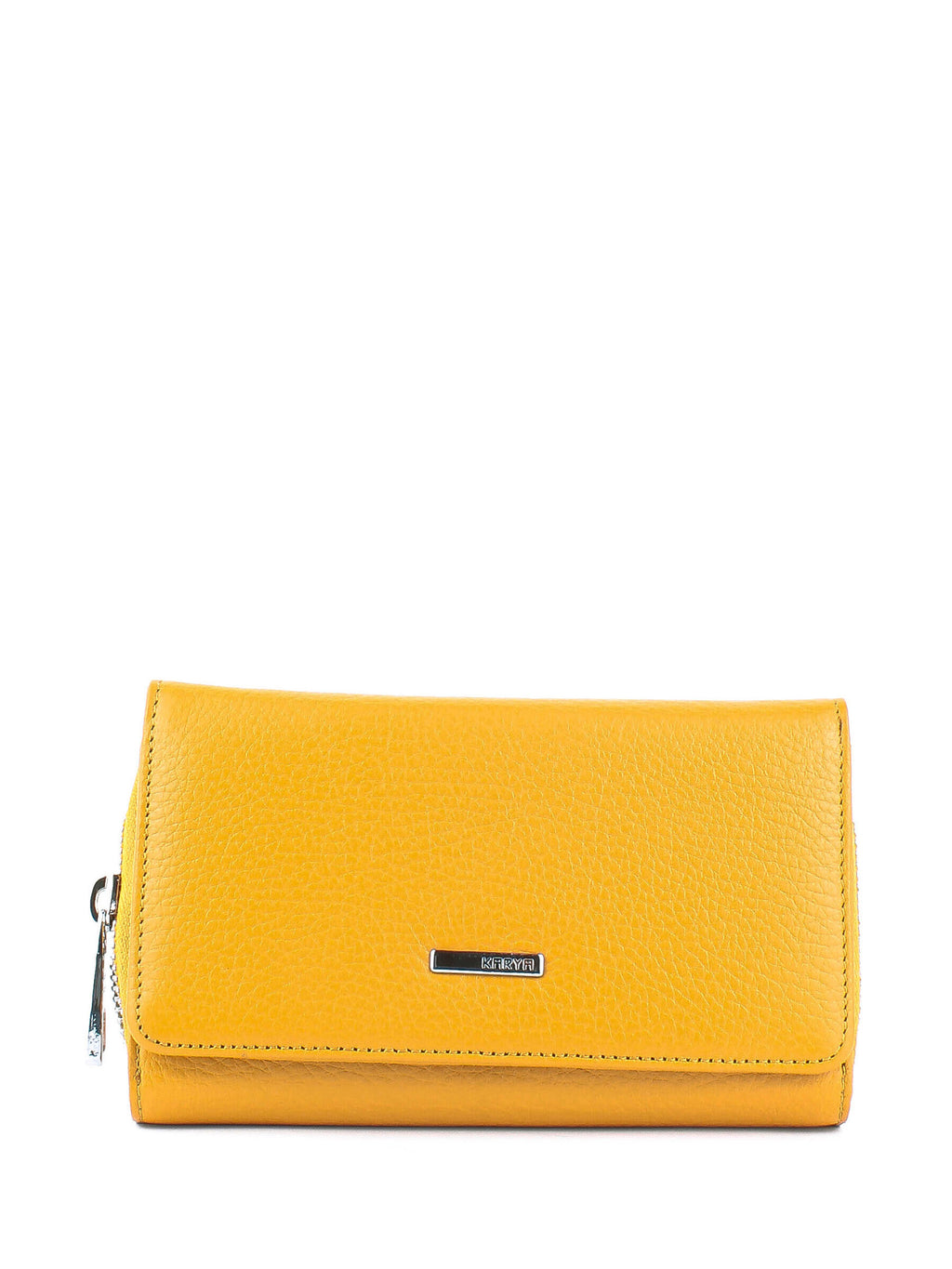 Cartera de piel italiana Amarillo 2013-56