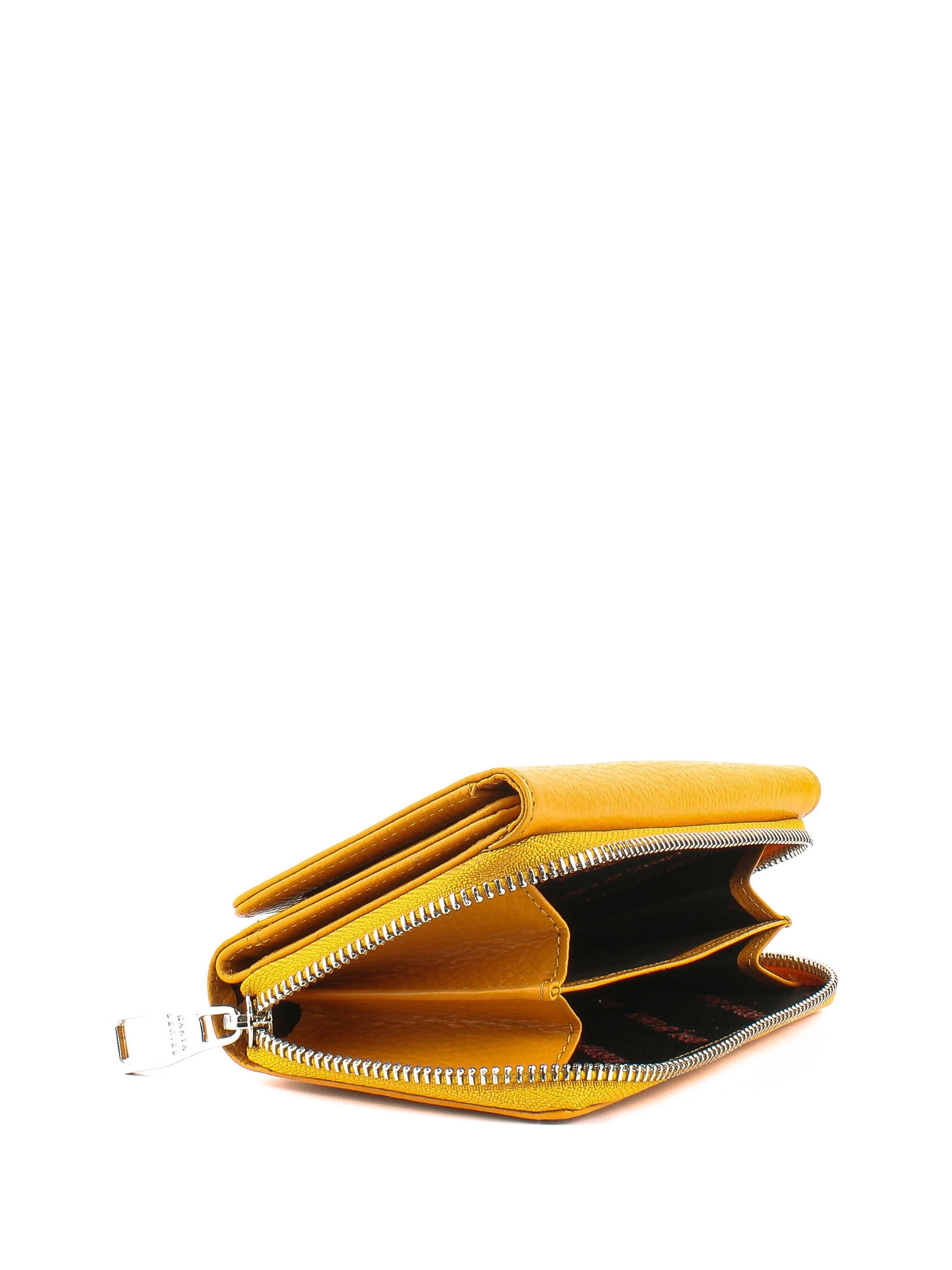 Cartera de piel italiana Amarillo 2013-56