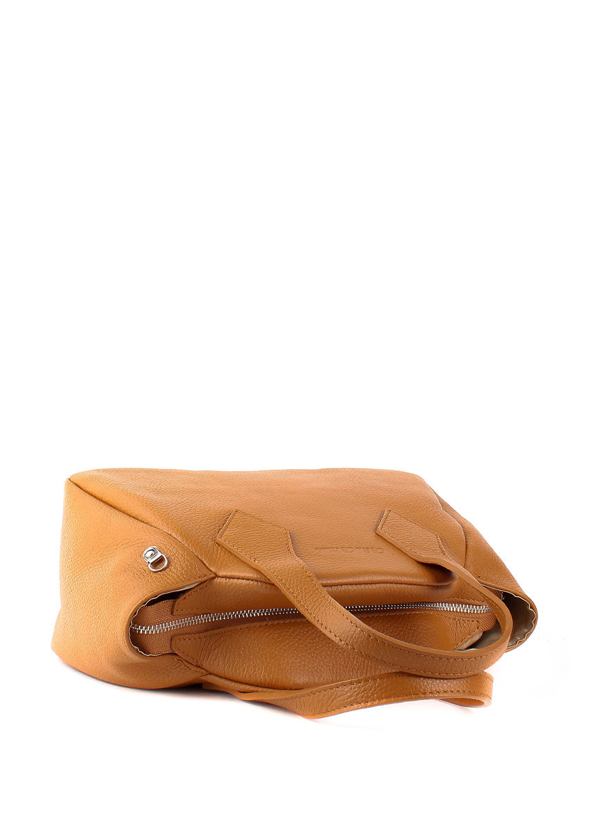 Bolso de mano de piel italiana Rojo 4390-45-32