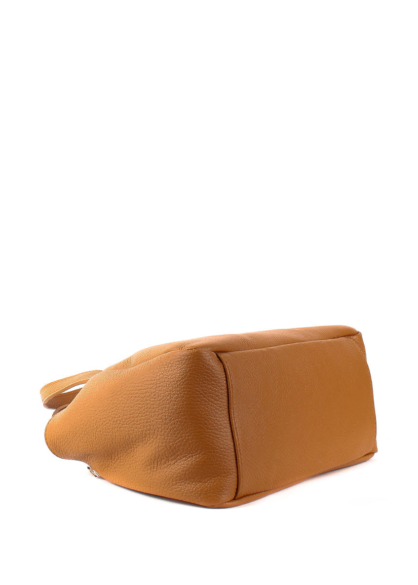 Bolso de mano de piel italiana Rojo 4390-45-32