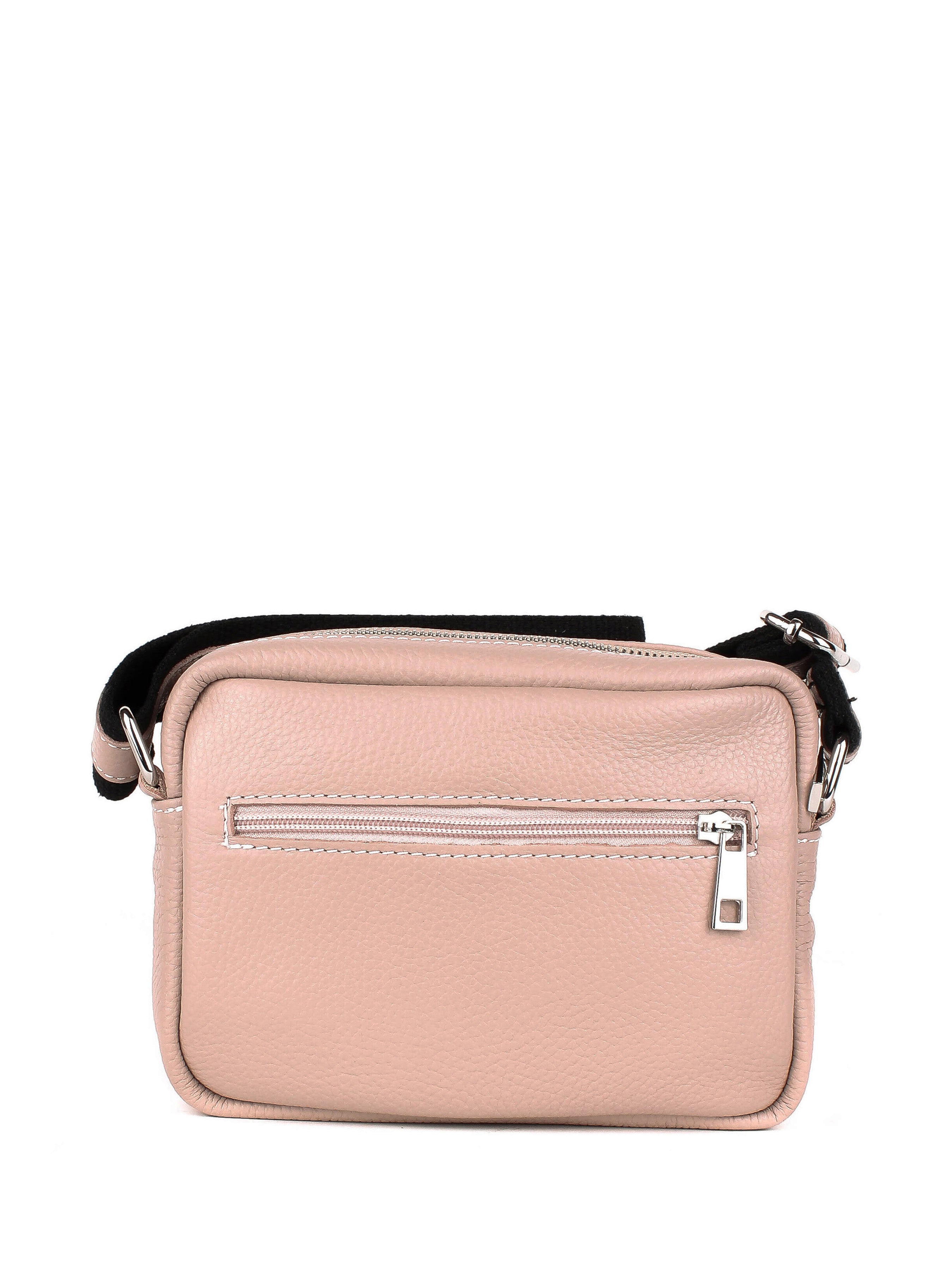 Bolso de mano de piel italiana Eis Rosa