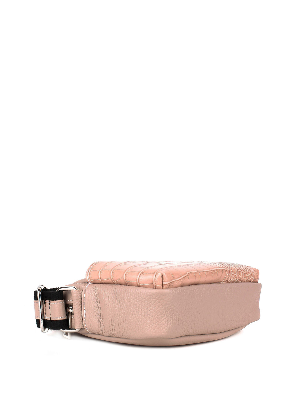 Bolso de mano de piel italiana Eis Rosa