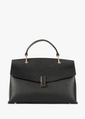 Bolso de mano de piel italiana Negro 7233-05-32