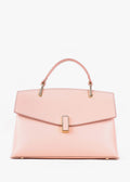 Bolso de mano de piel italiana Polvoriento 7233-09-32