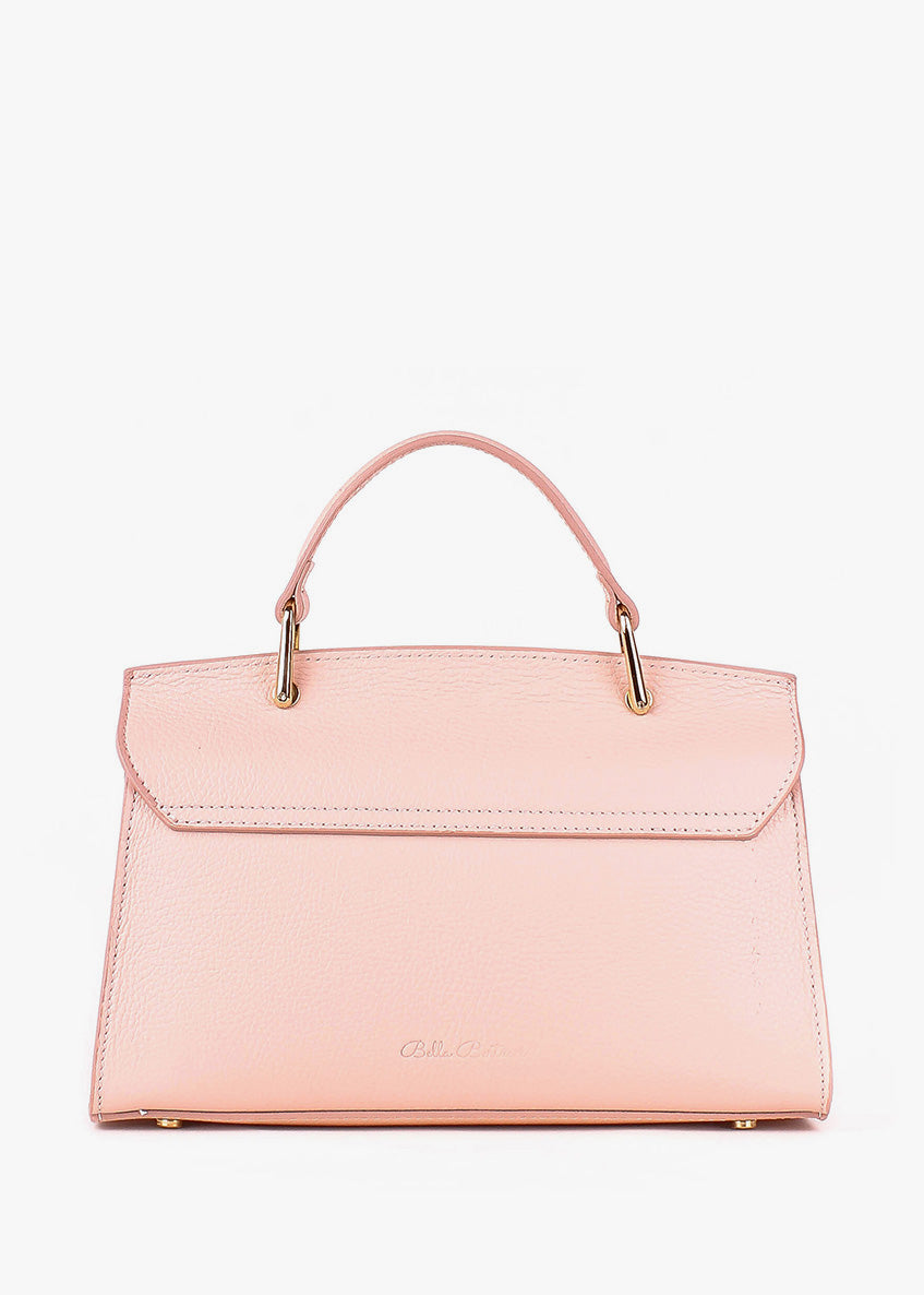 Bolso de mano de piel italiana Polvoriento 7233-09-32