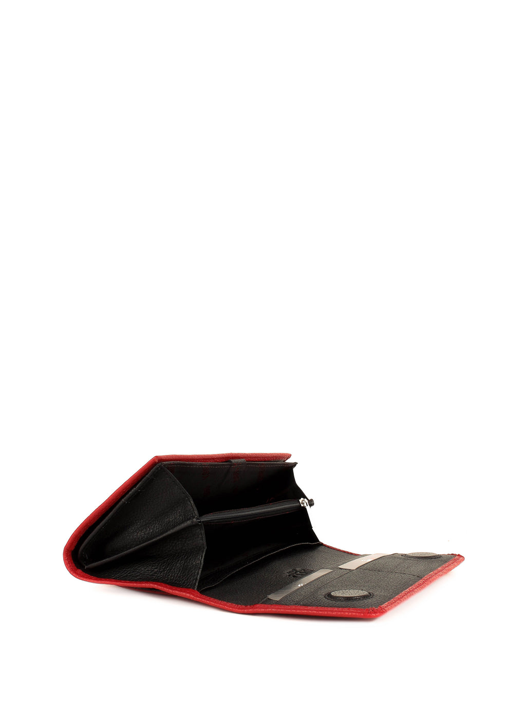 Cartera de piel italiana Rojo 1146-4605