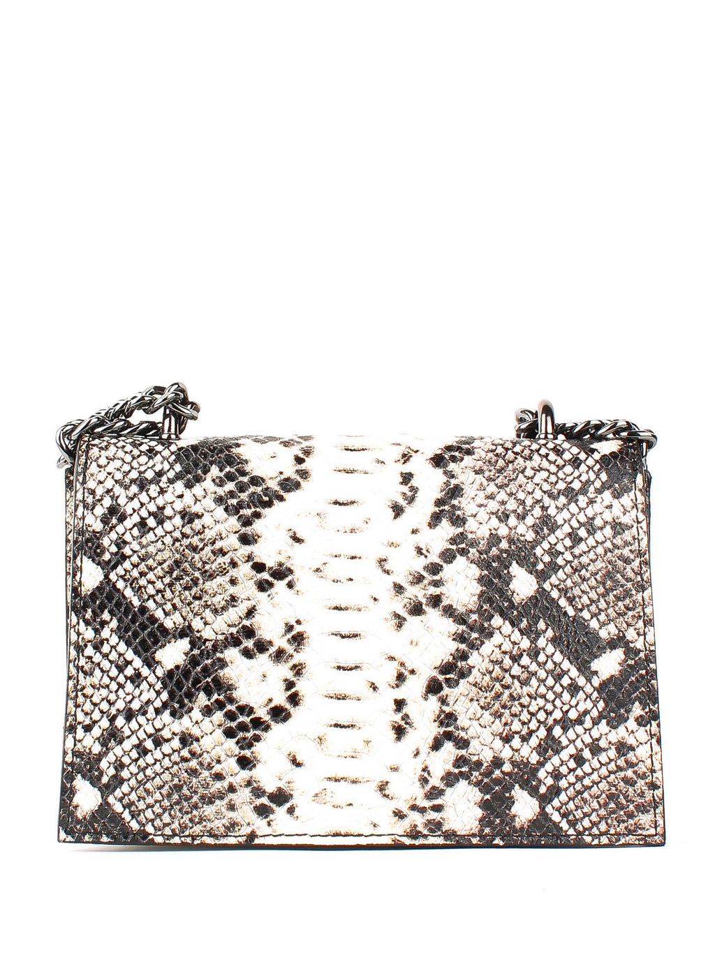 Bandolera de piel italiana Gris 3941-18-35