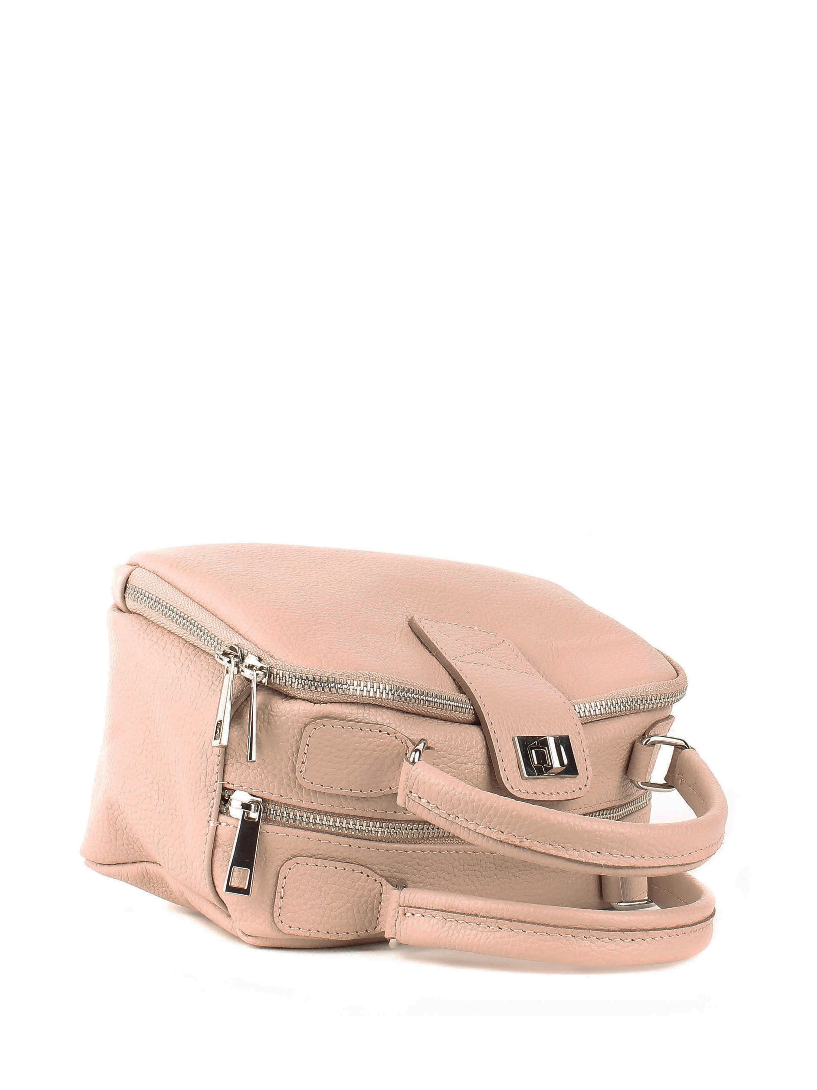 Bolso de mano de piel italiana ARMSTRONG Marrón