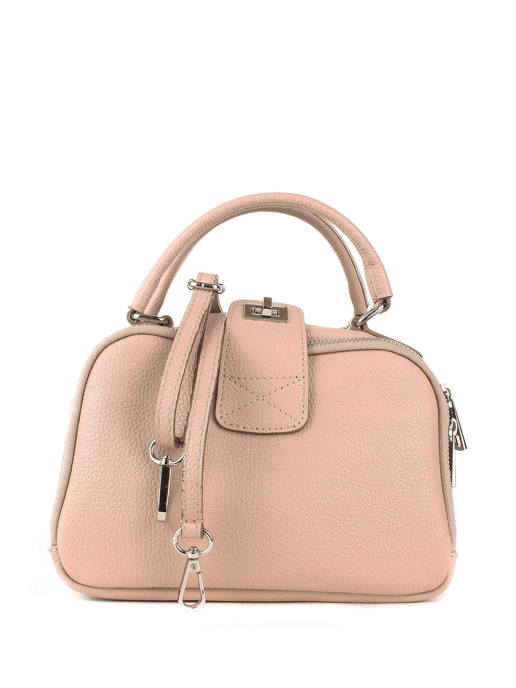 Bolso de mano de piel italiana ARMSTRONG Marrón