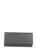 Cartera de piel italiana Gris 1159-081