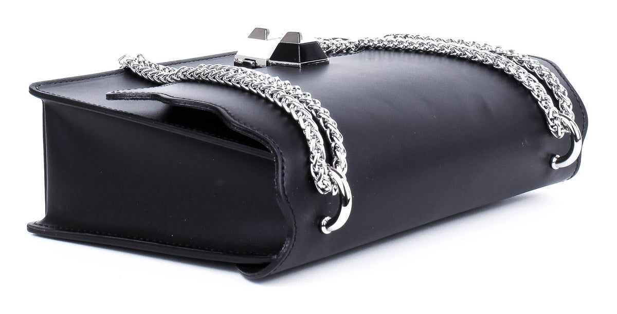 Bandolera de piel italiana Negro 7911-05-31