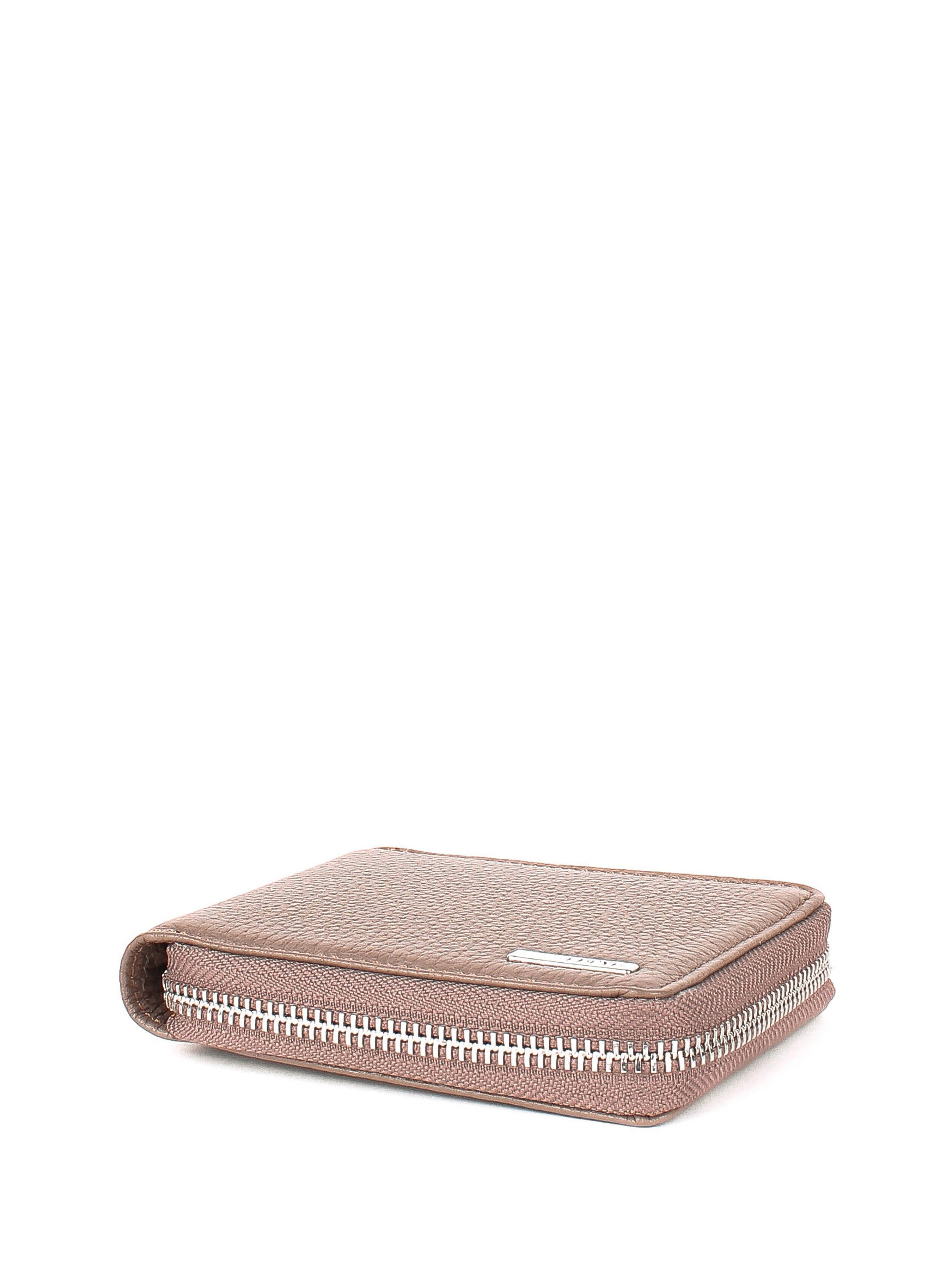 Cartera de piel italiana Gris 0962-51