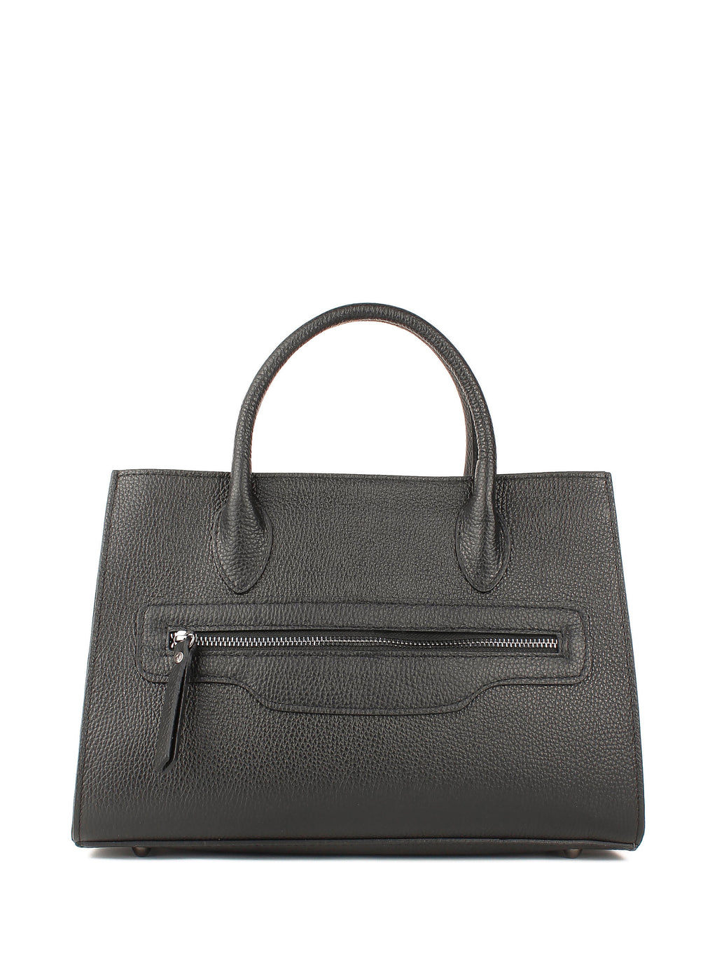 Bolso de mano de piel italiana Negro 8230-05-32