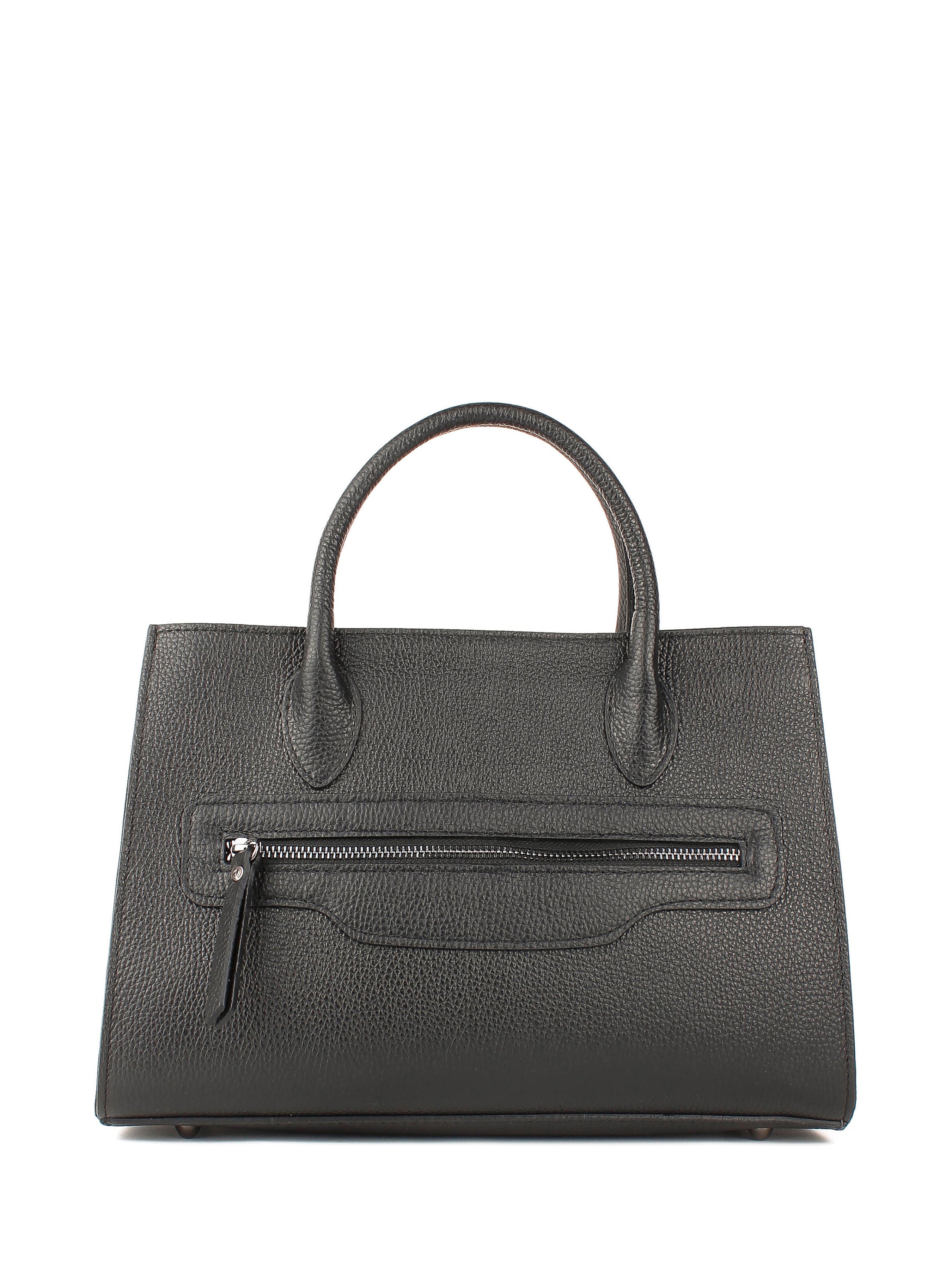 Bolso de mano de piel italiana Negro 8230-05-32