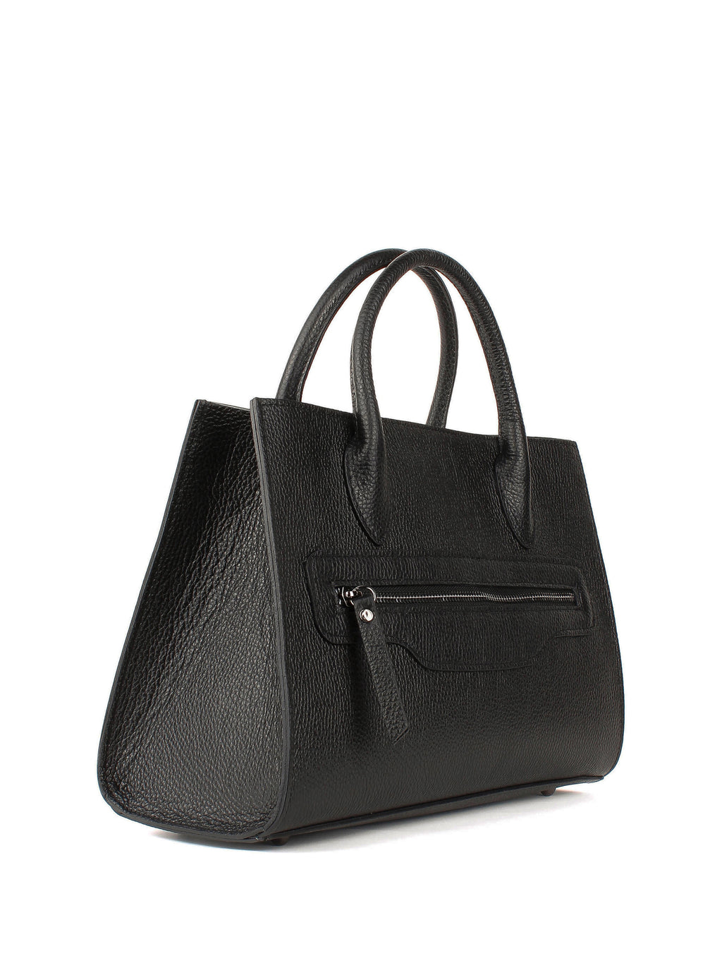 Bolso de mano de piel italiana Negro 8230-05-32