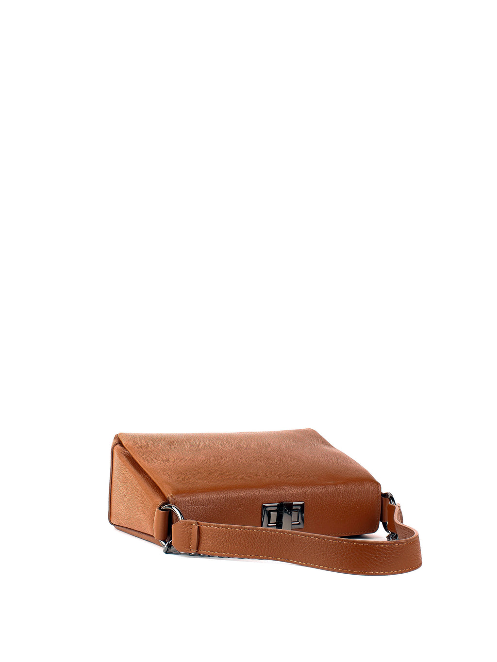 Bolso de hombro de piel italiana Rojo 6336-45-32