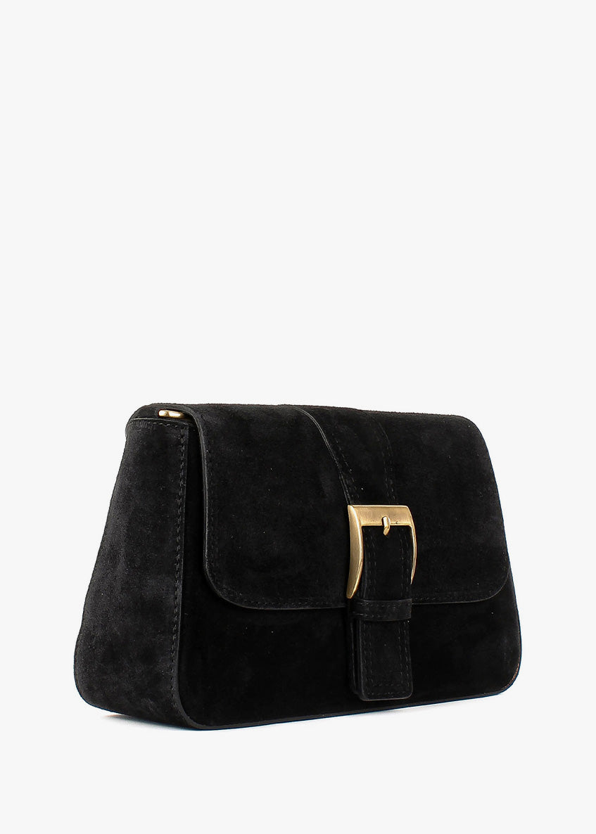 Bandolera de piel italiana Negro 5730-05-38