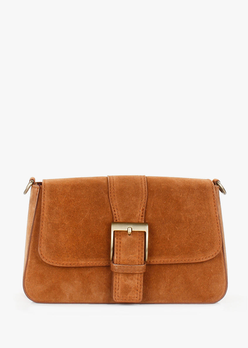 Bandolera de piel italiana Rojo 5730-45-38