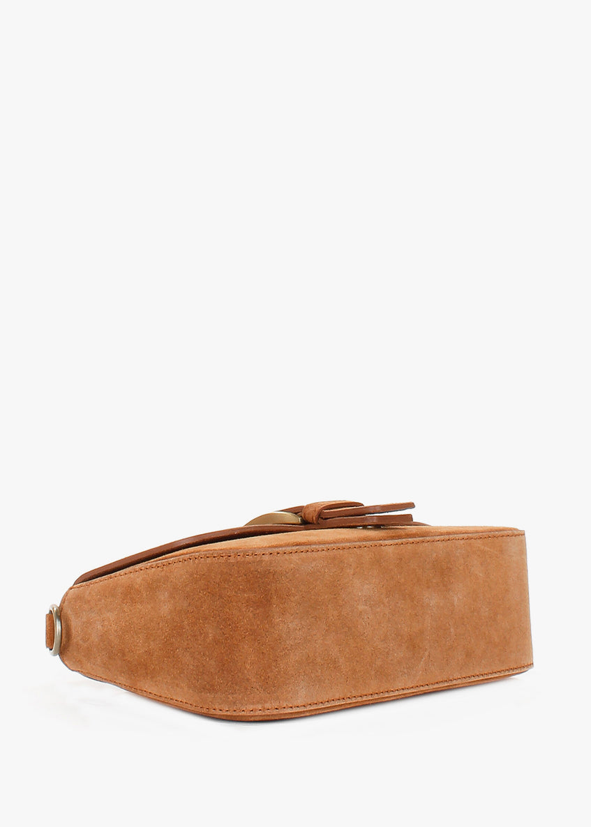 Bandolera de piel italiana Rojo 5730-45-38