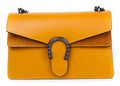 Bandolera de piel italiana Amarillo 9639-55-31