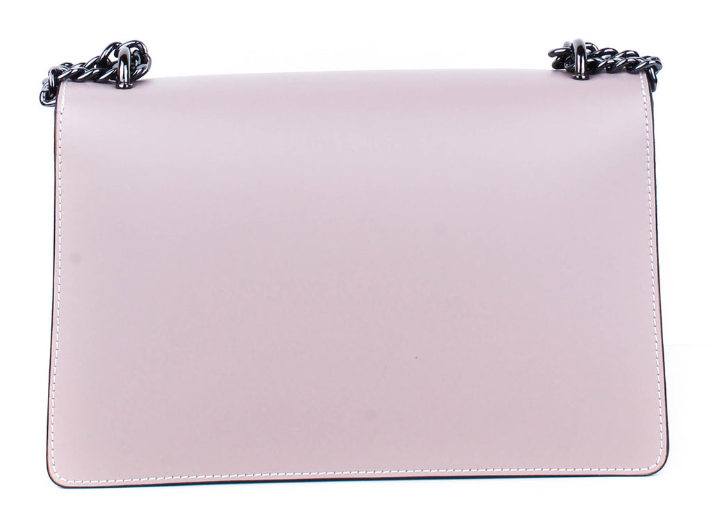 Bandolera de piel italiana Gris 9639-52-31