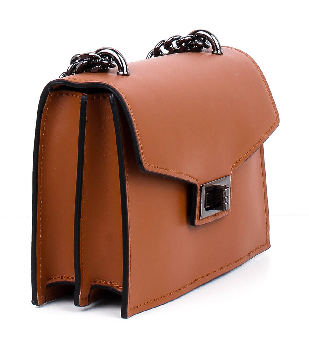 Bandolera de piel italiana Rojo 3940-45-31