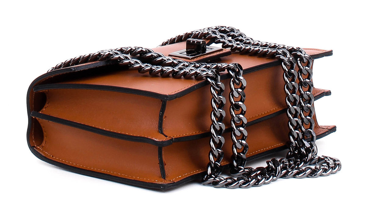 Bandolera Nota Marrón