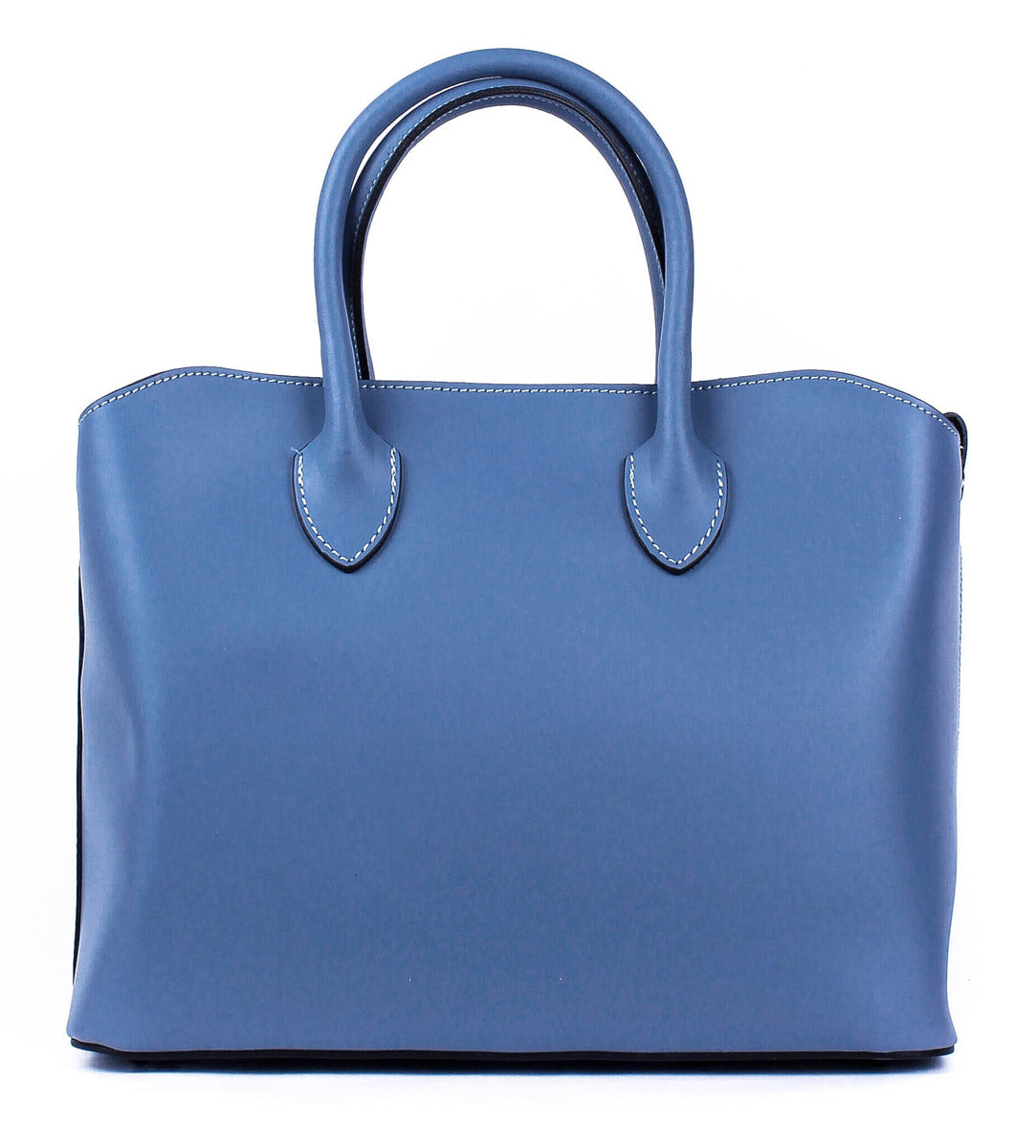 Bolso Tote de piel italiana MOLTO Azul
