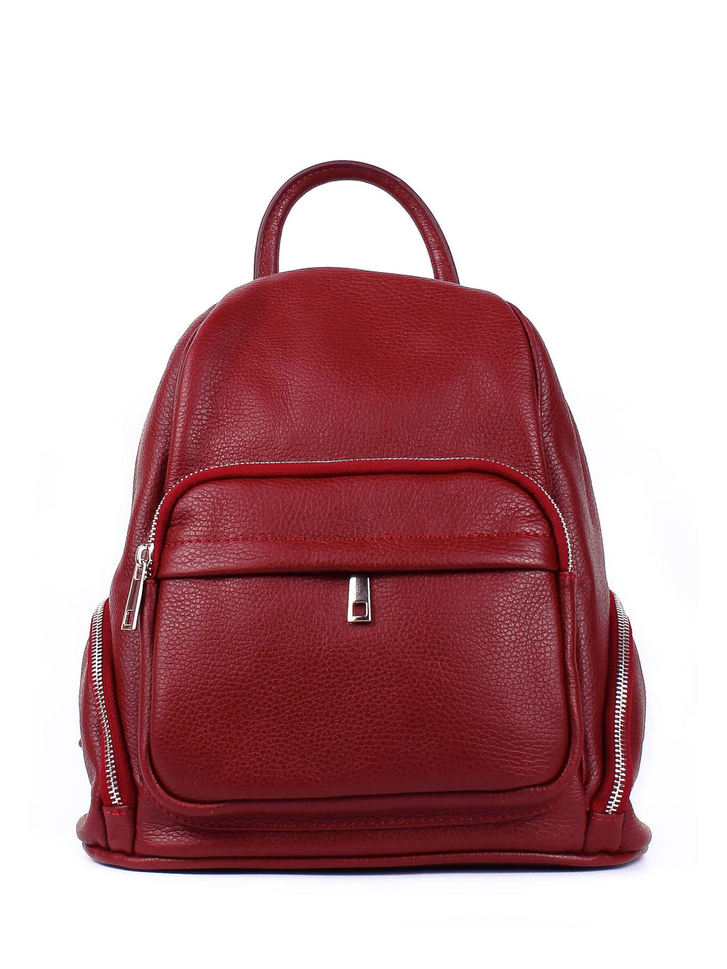 Mochila de piel italiana Burgoña 1235-12-32