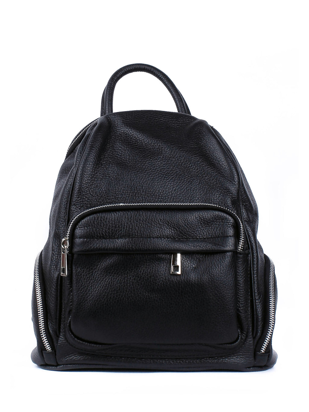 Mochila de piel italiana Negro 1235-05-32