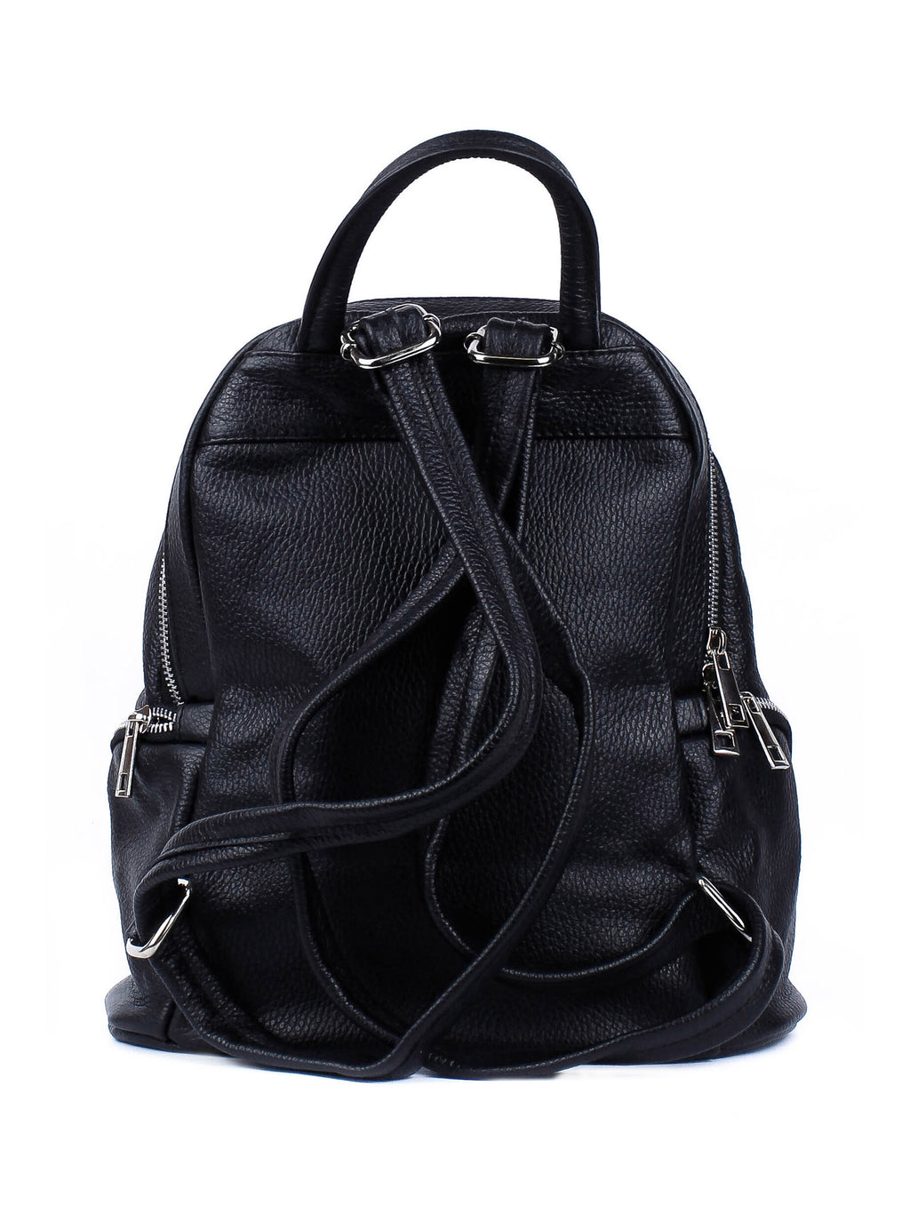 Mochila de piel italiana Negro 1235-05-32