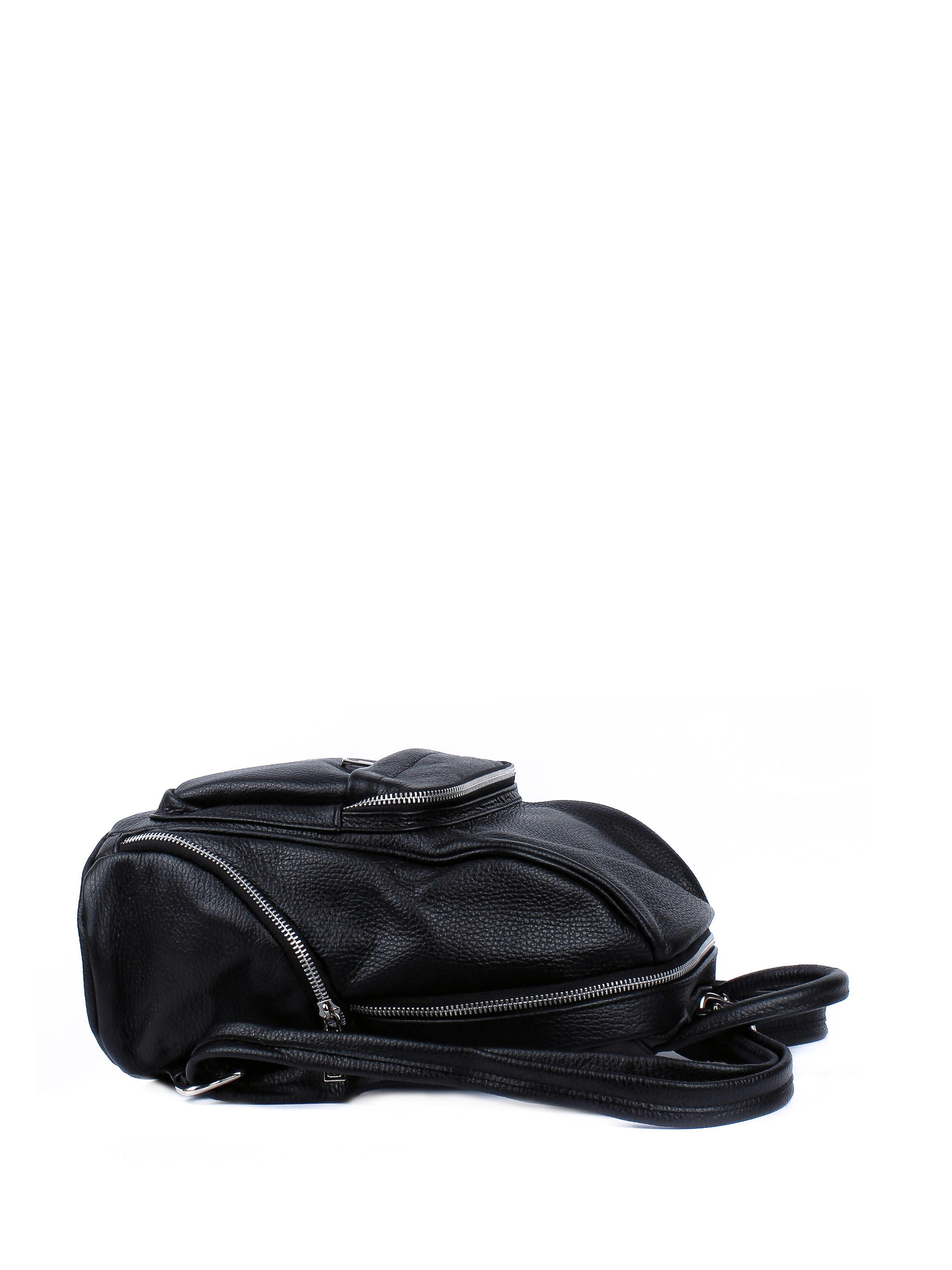 Mochila de piel italiana Negro 1235-05-32