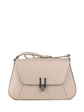 Bandolera de piel italiana Beige 4892-11-32