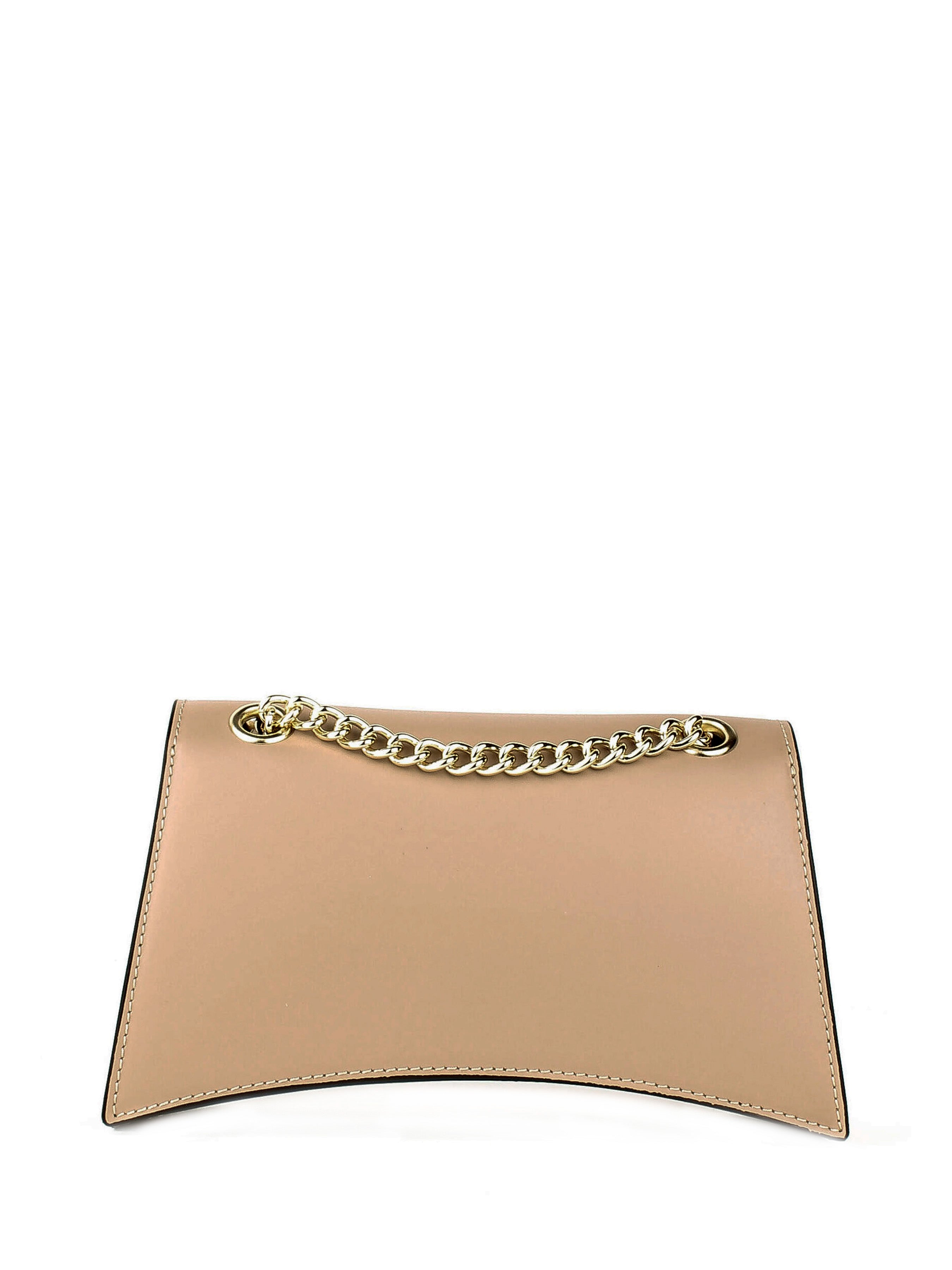 Bandolera de piel italiana Beige 4230-60-31