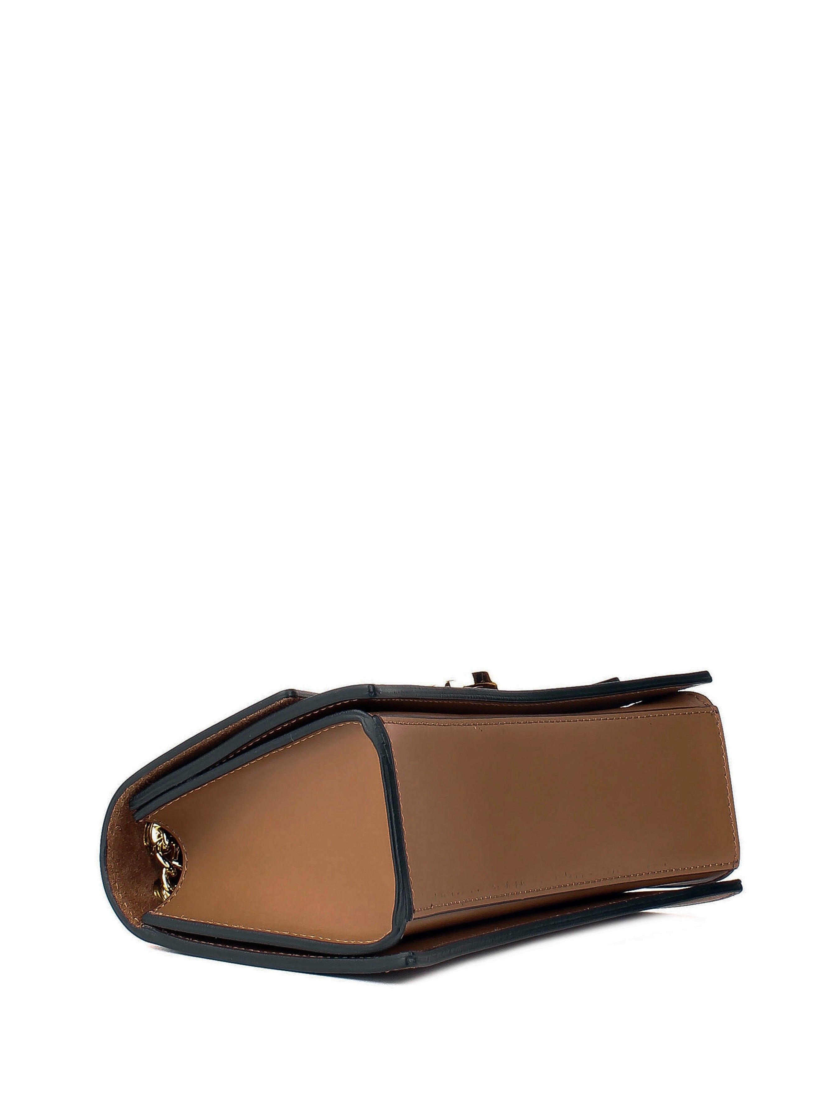 Bandolera de piel italiana Rojo 4230-45-31