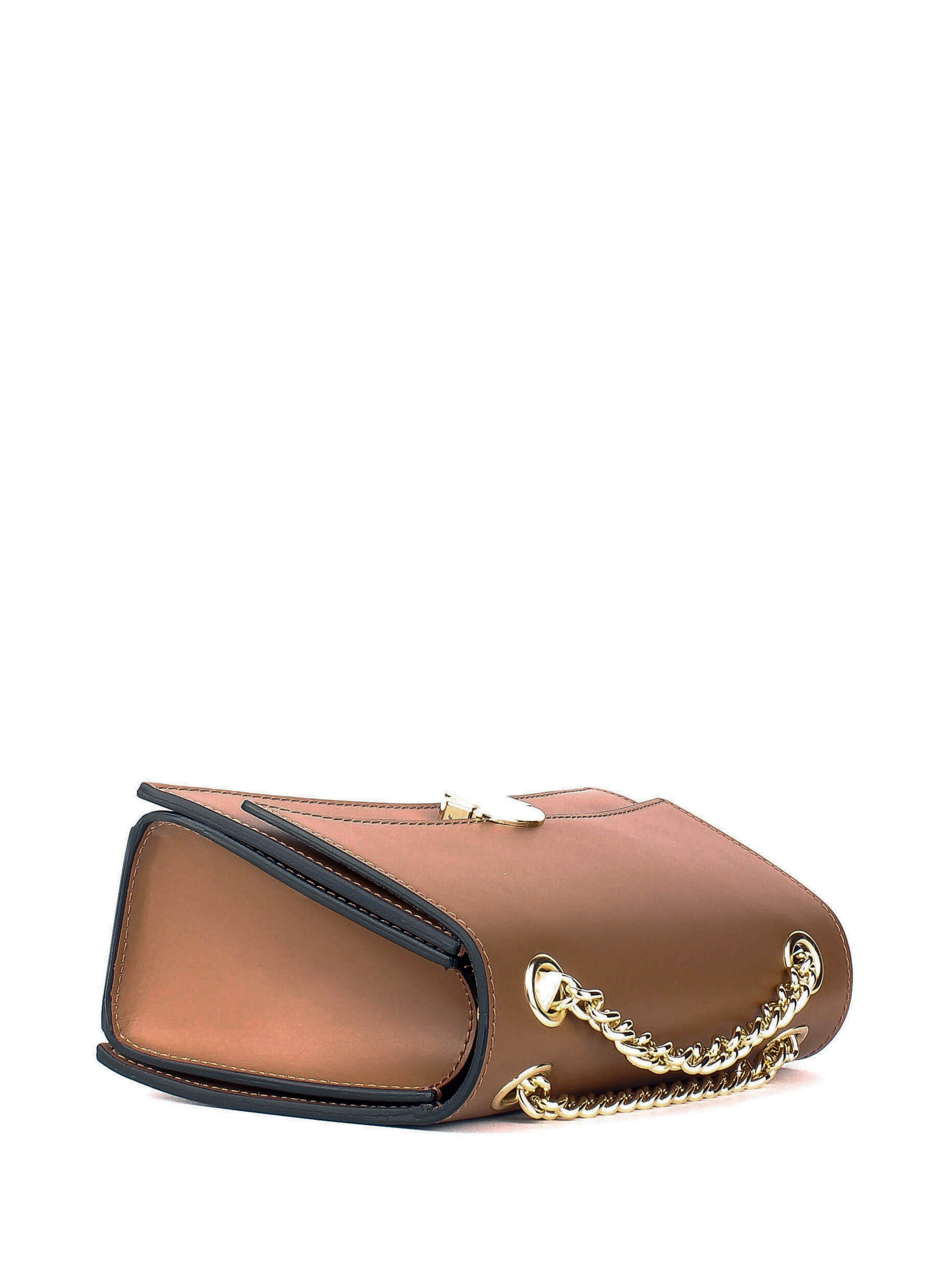 Bandolera de piel italiana Rojo 4230-45-31